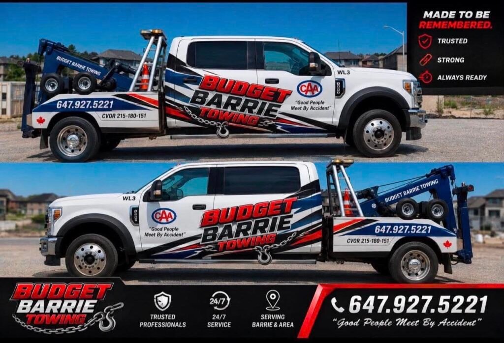 Budget Barrie Towing 24/7 towing service near Shanty Bay