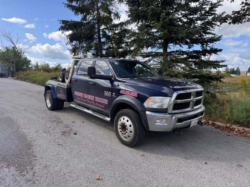 Budget Barrie Towing tow truck serving Midhurst