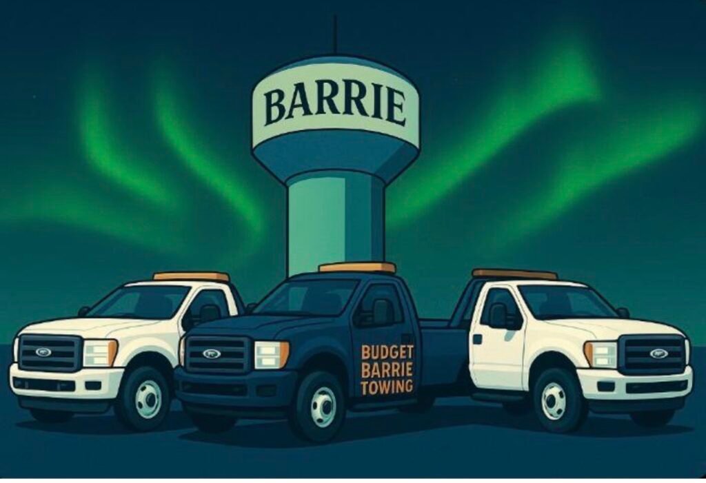 Budget Barrie Towing tow truck serving Minesing