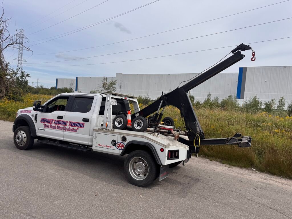 Budget Barrie Towing tow truck serving Shanty Bay